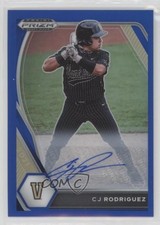 2021 Panini Prizm Draft Picks Blue Prizm Auto /99 CJ Rodriguez #PDP158 Auto