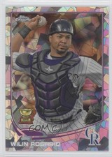 2013 Topps Chrome Atomic Refractor 3/10 Wilin Rosario #176 f7y