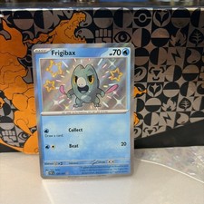 Pokemon Card Frigibax 128/091 Paldean Fates Holo Shiny Rare