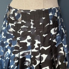 Maeve Anthropologie Pleated Skirt Size 2 Watercolor Print Cotton