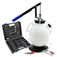  7.5 Liter Manual Transmission Fluid Pump, ATF Refill Fill Black Suitcase