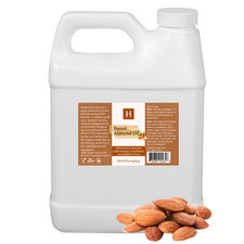 Sweet Almond Oil 1G 7.5 lb 100 Pure Organically Sourced Virgin Cold Pressed