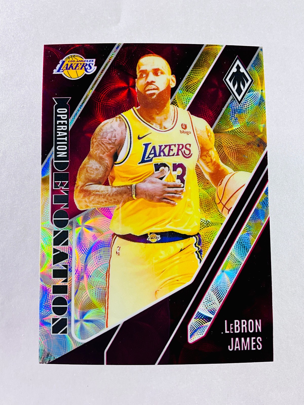 2023-24 Phoenix LeBron James Operation Detonation Red Scope 8/75 LA LAKERS