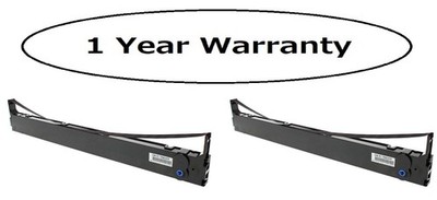 Compatible Oki Microline 8480 41708209 Printer Ribbon 2PK Black 25 M Characters