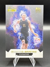 Scottie Barnes 2022 Wild Card Matte Rising Heat #RH-21 Black/Purple Raptors