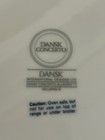 Round Covered Baking Dish DANSK Concerto Allegro 2 Quart White Gray Lid — photo 4