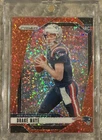2024 Panini Prizm - Rookies Drake Maye #329 Red Sparkle Prizm (RC)