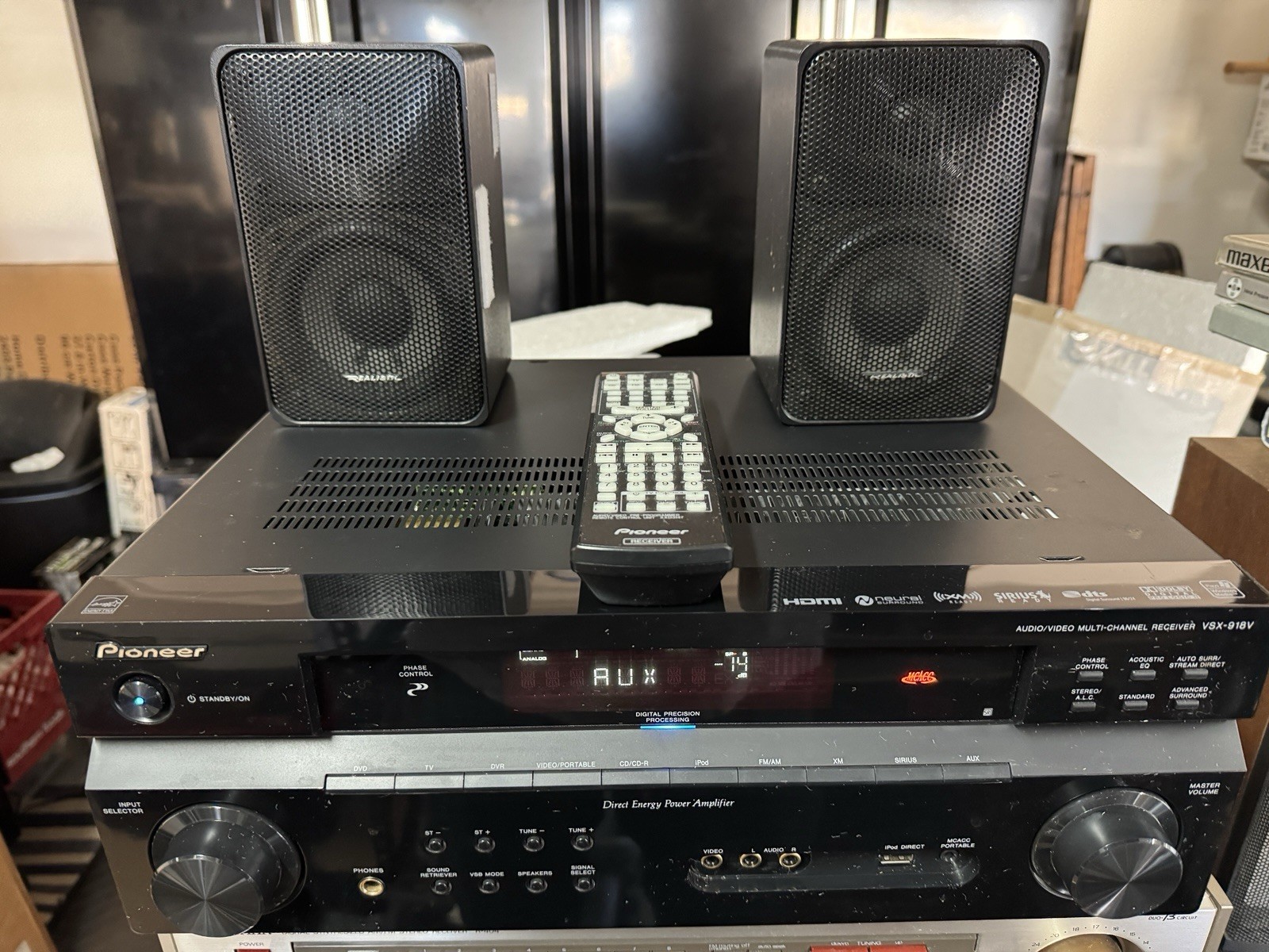 Pioneer VSX-918V-K Receiver HiFi Stereo Audiophile HDMI USB 