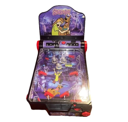 Funrise Vtg Scooby Doo Electronic Table Top Pinball Machine 2004 Works  