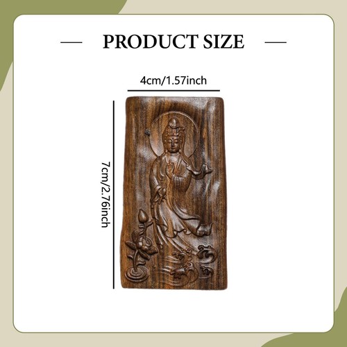 Bodhisattva Pendant Craft for Women Men Guan Yin Godness of Mercy Pendant - Picture 3 of 4