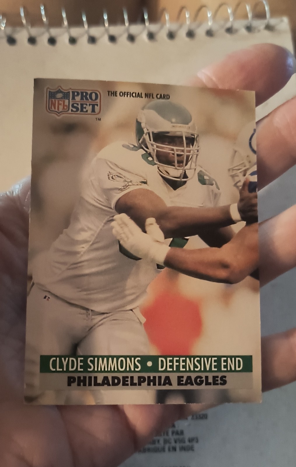 1991 Pro Set Spanish - Clyde Simmons #188