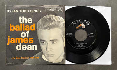 7'' Dylan Todd - The Ballad Of James Dean - US RCA w/ Pic