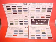 1949 1950 1951 1952 1953 1954 Buick Roadmaster Super Special Paint Chips Sw