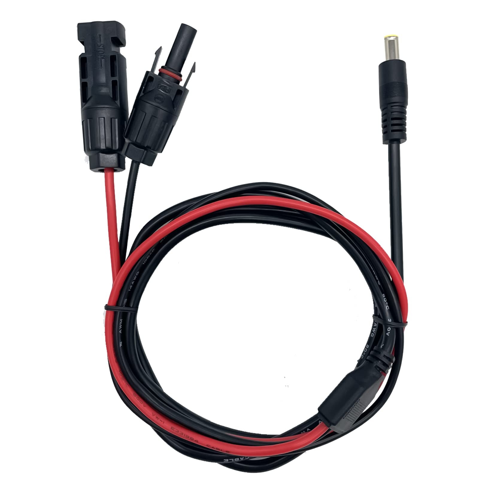 Solar Panel Connector to DC 8MM Adapter Cable, Compatible with Black . Available Now for $17.57
