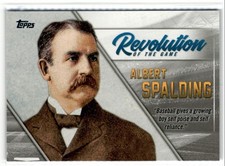 2019 TOPPS REVOLUTION OF THE GAME ALBERT SPALDING #REV-5