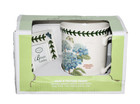 PORTMEIRION Mug & Square Picture Frame Set Botanic Garden Series Hydrangea