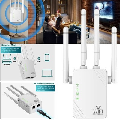WiFi Extender Signal Booster Up to 5000sq.ft & 45 Devices Strong WiFi Range 2026