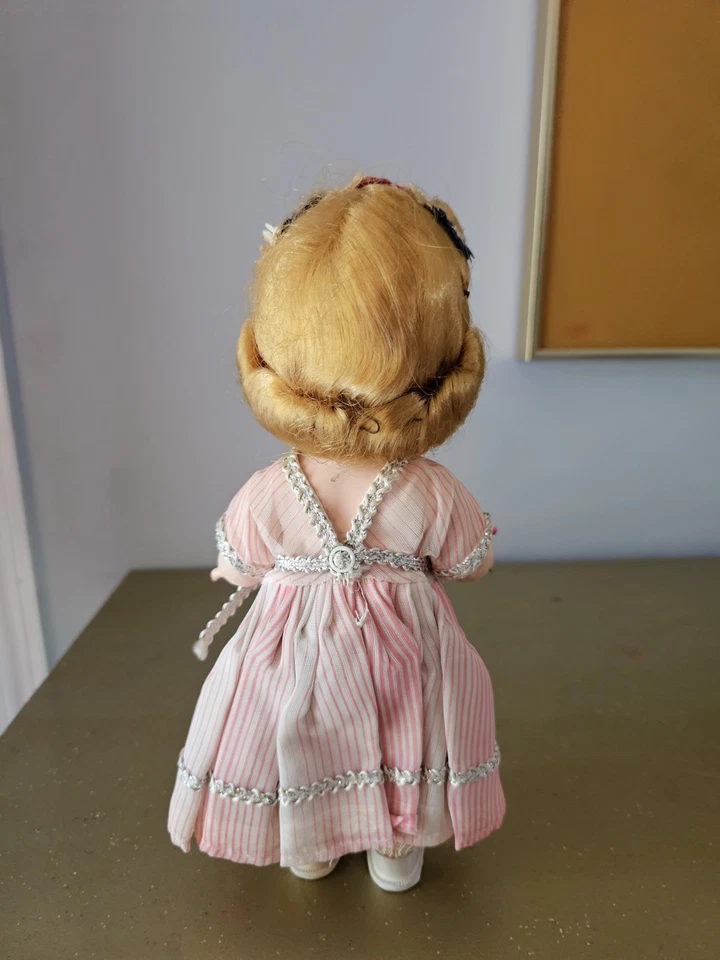 Muñeca Little Miss Addie Big Pay Off Show Block Doll Co años 50 color alto Foto 4 de 4