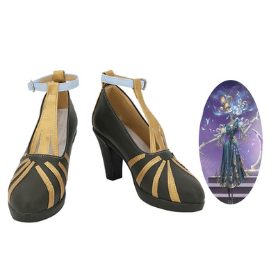 Identity V The Shadow Shoes Cosplay Women Gold Boots