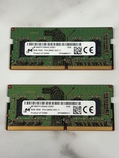Micron 16GB (2x8GB) DDR4 2666MHz SODIMM Laptop RAM MTA8ATF1G64HZ-2G6E1 PC4