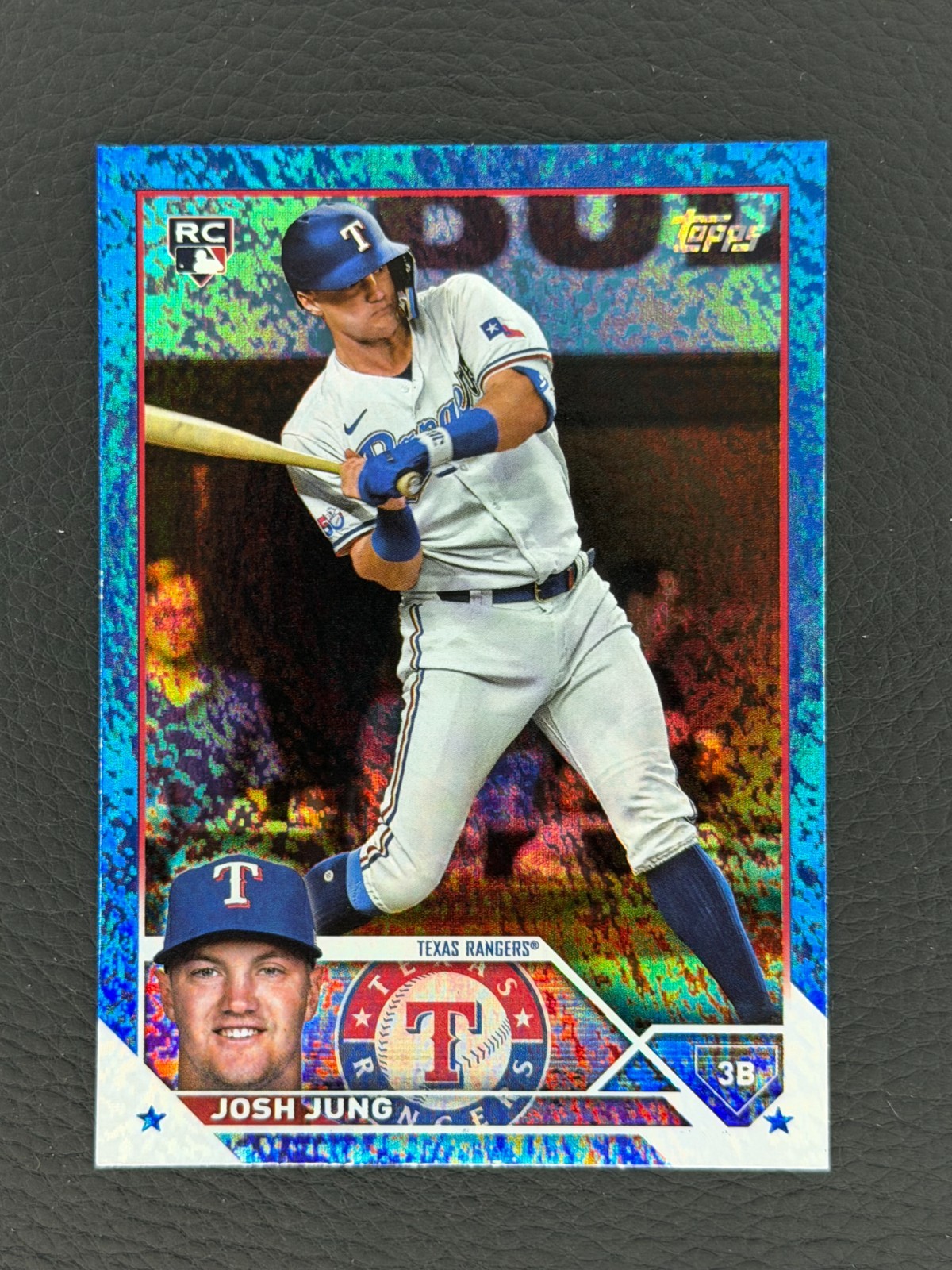 2023 JOSH JUNG TOPPS SERIES 2 ROOKIE BLUE FOIL #529 /999 TEX RANGERS