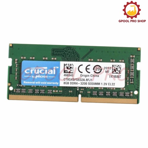 DDR3/DDR4 Laptop 4GB 8GB 16GB 1600 1866 2400 3200 SODIMM Memory RAM Lot Crucial - Picture 7 of 9