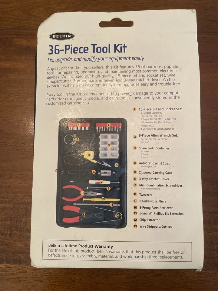 Belkin 36 Piece Computer Tool Kit New - Image 2 of 4