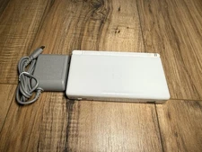 Nintendo DS Lite Handheld Game Console White W/ Charger (TESTED) No Stylus