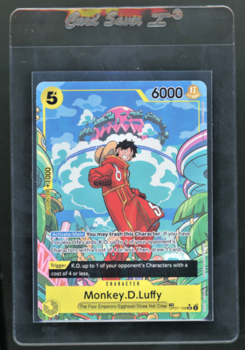 雷光モリュウガ トレーディングカード 007 CGC 10 GEM MINT Japanese ONE PIECE 2024 Monkey D. Luffy OP07-109