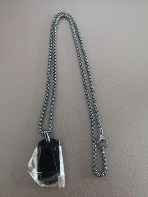 David Yurman - Solid Black Tag - Brandneu