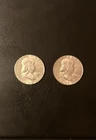 $59.00 melt $1 face Franklin Half Dollars UNC BU 1963 Philadelphia And Denver