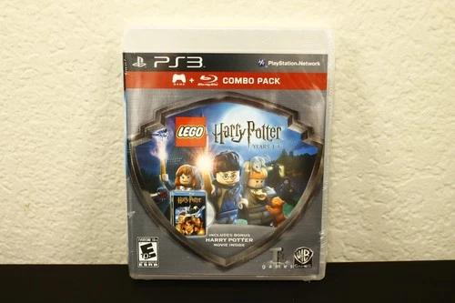 PS3 LEGO Harry Potter Years 1-4 Blu-Ray Combo Pack Factory Sealed