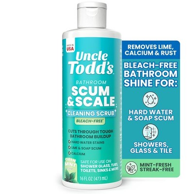 Scum & Scale Bathroom Cleaner Hard Water Stain & Soap Scum   Bleach-, Heavy D...