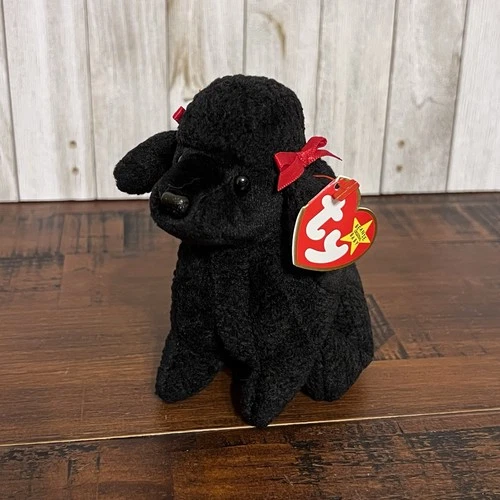 Vintage 1998 Retired Ty - Gigi Black Poodle - w/ Tag - Beanie Baby