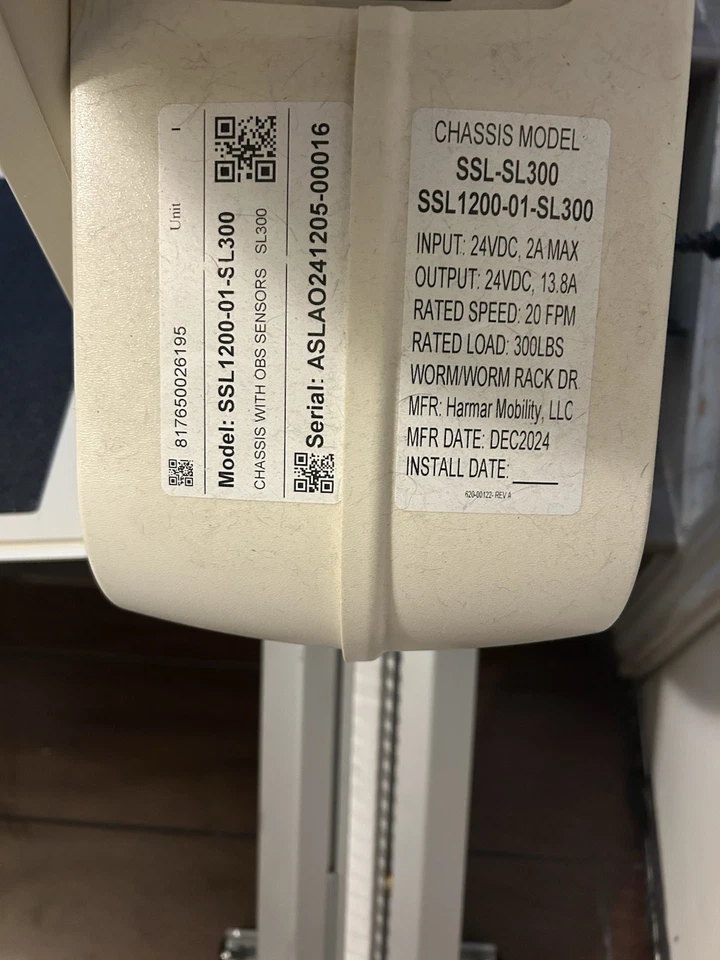 Silla elevadora de escalera recta Harmar SL300 Foto 3 de 4