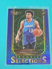 2020-21 Select Rookie Selections Blue #29 Jordan Nwora Bucks BASKETBALL Card 6D