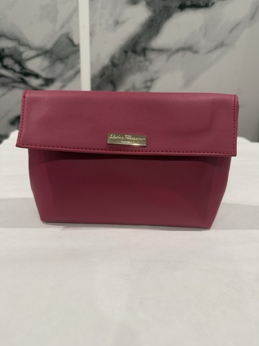 Salvatore Ferragamo Turkish Airlines Business Class Pink/Fuchsia Travel Kit bag