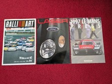 Ford Laser Ralliart Nissan Le Mans Car Catalog Set 3 Rare Manuals 1990s