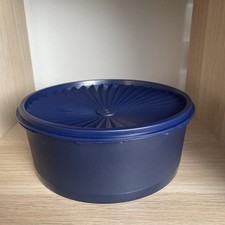 Tupperware 1,8 l Sonnenschüssel Sonnendeckel Kaffee Keks Cornflakes Blau Neu