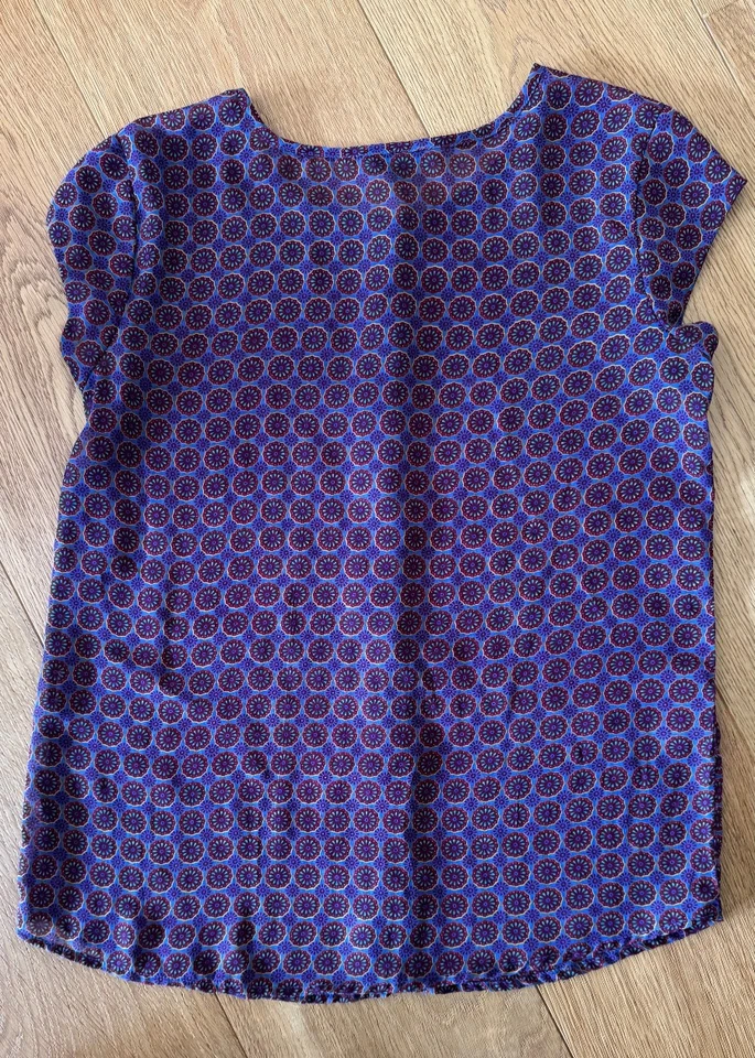 Bluse, ärmellos, Gr. 36 von Montego, verdeckte Knopfleiste - Bild 1 von 1