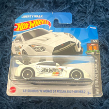 Hot Wheels Liberty Walk Nissan 35GT-RR Ver.2 1:64 White/Black Unopened