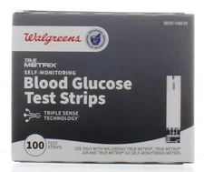 Walgreens True Metrix Glucose Test Strips 100ct - Exp. 5/2026+ FREE SHIPPING