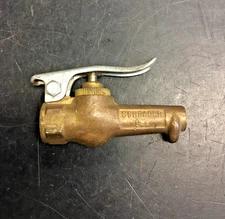 Schrader Brass Blow Gun Air Nozzle, USA, VINTAGE, UNTESTED