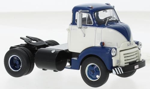 1:43 Ixo Gmc 950 Coe Tractor Truck 2-Assi 1954 Blue Cream TR150.22 Modellbau-image