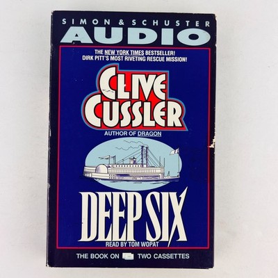 洋書 KISHIES and CUDDIES Clive Cussler Deep Six Audiobook Cassette Abridged Simon