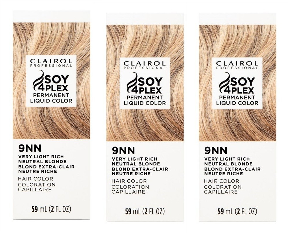 Permanent 9nn Gray Buster Lt Rich N. Blonde 2oz X 3 Packs