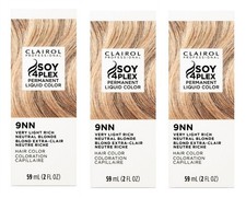 BL Clairol Liquicolor Permanent 9Nn Gray Buster Lt Rich N. Blonde 2oz X 3 Packs