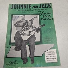 Signed Johnnie Wright & Jack Anglin Paul Warren Shot Jackson Leslie Milburn WSM