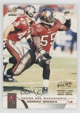 2002 Pacific Nights Special Edition Missing Serial Number Derrick Brooks HOF y0y