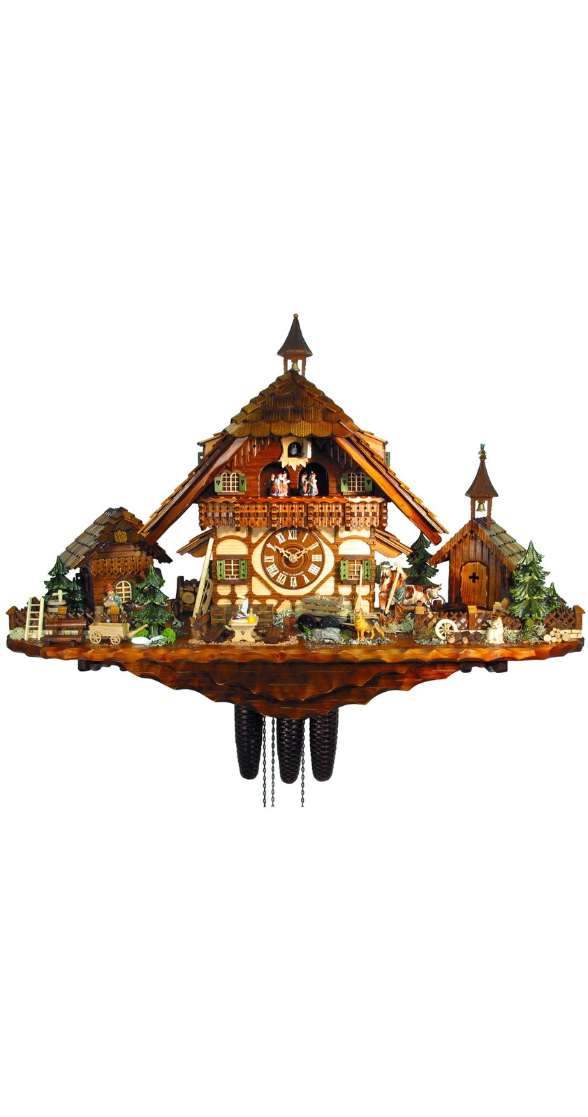 Cuckoo Clock of the year 2012 Farm of the goatherd from August.. 5.8878.01.P NEW